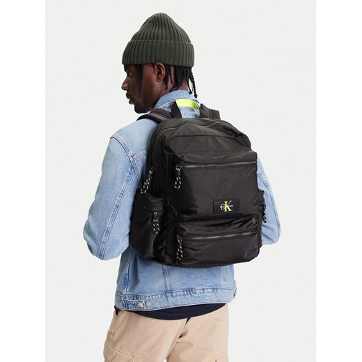 Plecak Calvin Klein Tech Utility Backpack LV04G3122G Czarny ze sklepu eobuwie.pl w kategorii Plecaki - zdjęcie 188251224