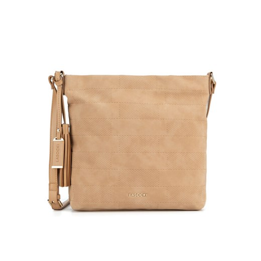 Lasocki Torebka LSK-K-042-06 Beżowy ze sklepu MODIVO w kategorii Listonoszki - zdjęcie 188256073
