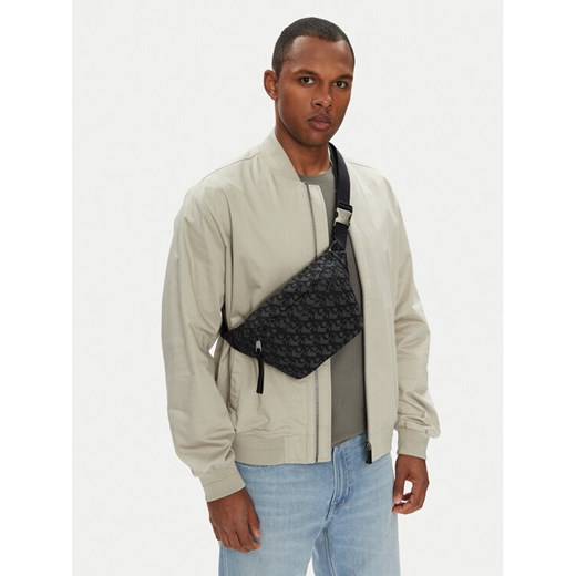 Calvin Klein Jeans Nerka Unstructured Monogram Waistbag LV04G3177G Czarny ze sklepu MODIVO w kategorii Nerki - zdjęcie 188256312