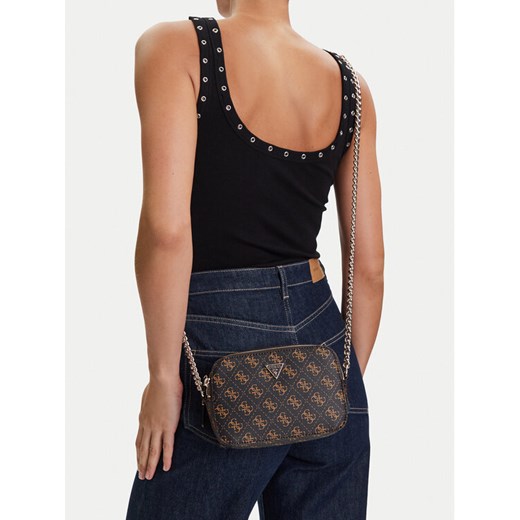 Guess Torebka Noelle II HWQG96 72140 Brązowy ze sklepu MODIVO w kategorii Kopertówki - zdjęcie 188256393