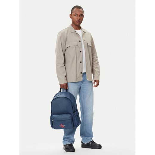 Calvin Klein Plecak Bold Round Backpack LV04D3114G Granatowy ze sklepu MODIVO w kategorii Plecaki - zdjęcie 188258003