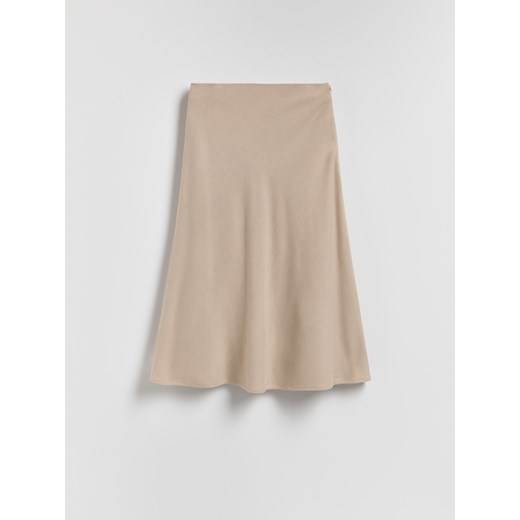 Reserved - Spódnica z wełną - beżowy Reserved M okazja Reserved