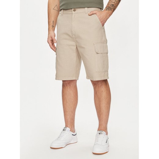 Lee Szorty materiałowe Cargo 112349316 Beżowy Loose Fit ze sklepu MODIVO w kategorii Spodenki męskie - zdjęcie 188277540