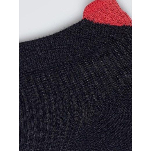 Stopki damskie z wiskozy z sercem czarne Lovelia 906 ze sklepu Big Star w kategorii Skarpetki damskie - zdjęcie 188284064