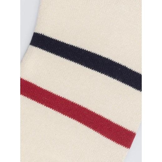 Stopki męskie z dwoma paskami białe Sherlock 100 39-42 Big Star