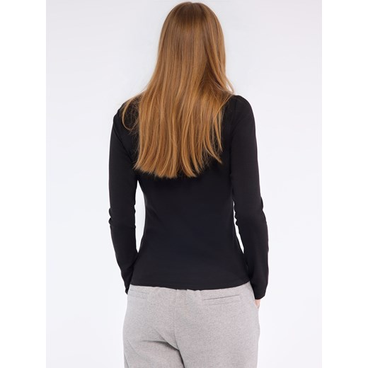 Mohito - Czarny longsleeve basic - czarny Mohito XS Mohito
