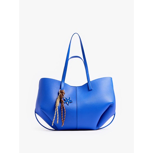 Mohito - Torebka shopper z brelokiem - niebieski ze sklepu Mohito w kategorii Torby Shopper bag - zdjęcie 188291284