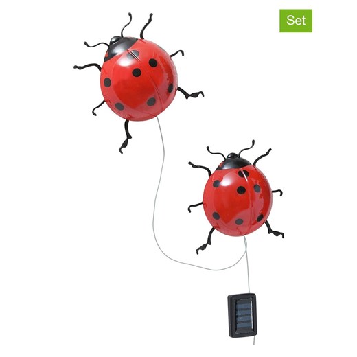 Maximex Lampki LED (2 szt.) w kolorze czerwonym - Ø 20 cm Maximex onesize Limango Polska