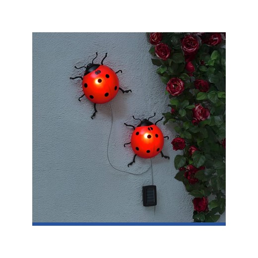 Maximex Lampki LED (2 szt.) w kolorze czerwonym - Ø 20 cm Maximex onesize Limango Polska