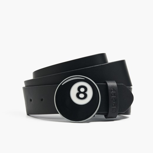 Cropp - Pasek z klamrą w kształcie kuli bilardowej - czarny Cropp S/M Cropp