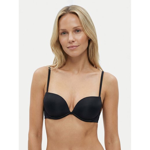 Wonderbra Biustonosz push-up WB008144 Czarny ze sklepu MODIVO w kategorii Biustonosze - zdjęcie 188329621