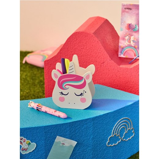 Sinsay - Organizer na biurko w kształcie jednorożca - różowy Sinsay One Size okazja Sinsay