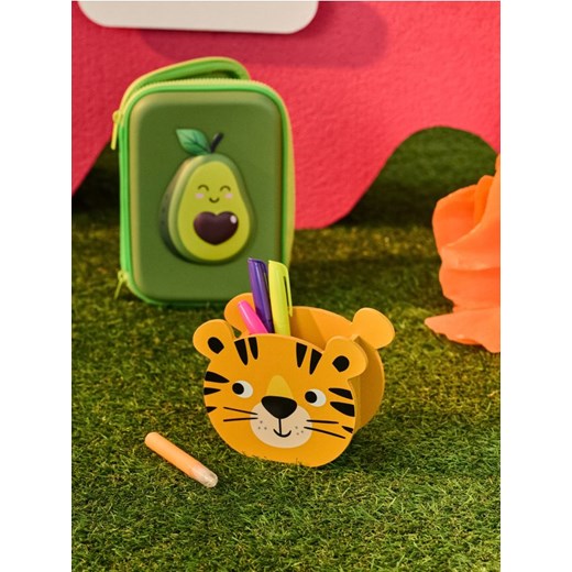 Sinsay - Organizer na biurko w kształcie tygrysa - beżowy Sinsay One Size wyprzedaż Sinsay