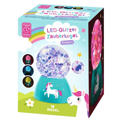 moses. Magiczna kula LED "Unicorn" - 3+ Moses. onesize okazja Limango Polska