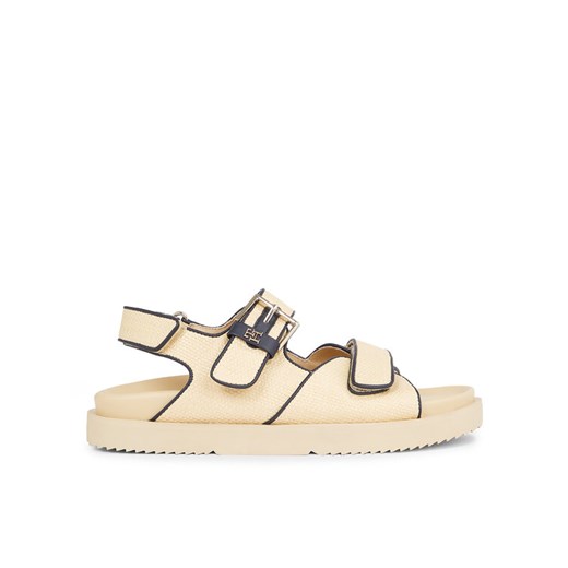 Tommy Hilfiger Sandały Rafia Sporty Sandal FW0FW07896 Beżowy Tommy Hilfiger 36 MODIVO