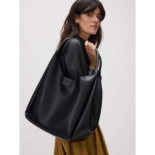Reserved - Torebka hobo - czarny ze sklepu Reserved w kategorii Torebki damskie - zdjęcie 188353490