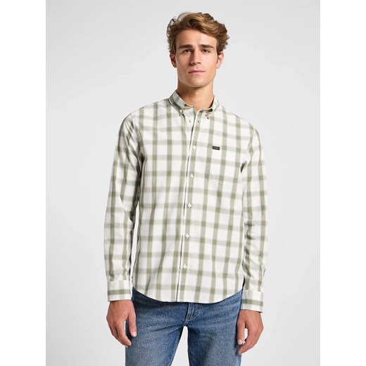 MESKA KOSZULA LEE LEE BUTTON DOWN ECRU 112363897 ze sklepu YouNeedit.pl w kategorii Koszule męskie - zdjęcie 188356912