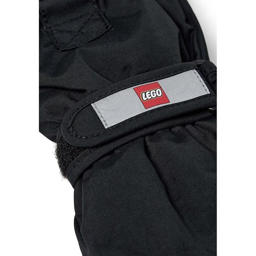 LEGO Rękawiczki narciarskie "Atlin" w kolorze czarnym Lego 158/164 promocyjna cena Limango Polska