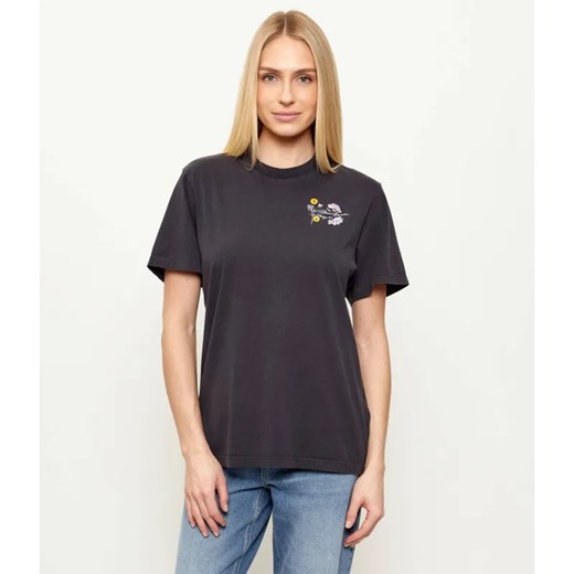 HUGO T-shirt Vintage_21 | Regular Fit ze sklepu Gomez Fashion Store w kategorii Bluzki damskie - zdjęcie 188373814