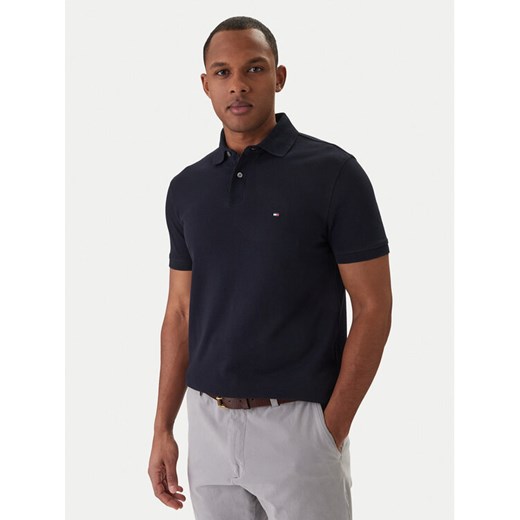 Tommy Hilfiger Polo 1985 MW0MW17770 Granatowy Regular Fit ze sklepu MODIVO w kategorii T-shirty męskie - zdjęcie 188376391