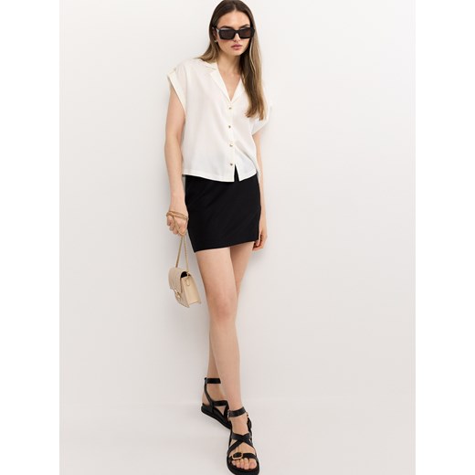 Mohito - Spódnica mini - czarny ze sklepu Mohito w kategorii Spódnice - zdjęcie 188377203