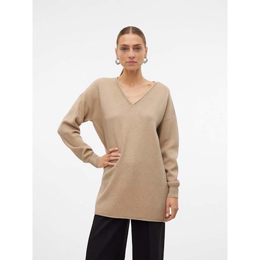 Vero Moda Sweter "Gold" w kolorze beżowym Vero Moda S wyprzedaż Limango Polska