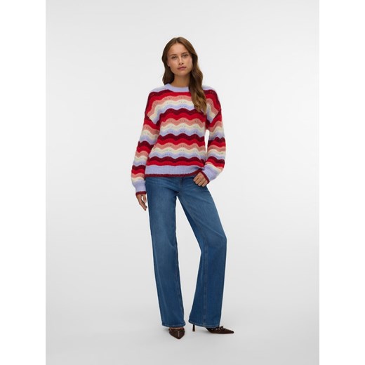 Vero Moda Sweter w kolorze czerwono-lawendowym Vero Moda L okazyjna cena Limango Polska