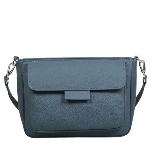 zielona torebka damska skórzana na ramię, model Anna ze sklepu Słoń Torbalski w kategorii Listonoszki - zdjęcie 188387584