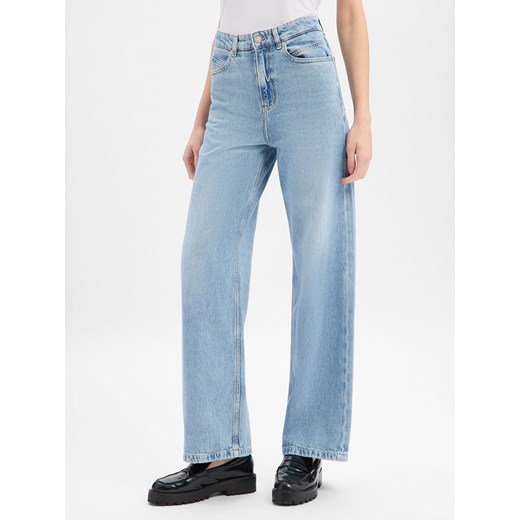 BOSS Orange Dżinsy - Marlene Kobiety Jeansy bielony jednolity ze sklepu vangraaf w kategorii Jeansy damskie - zdjęcie 188387633