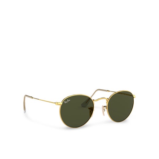 Ray-Ban Okulary przeciwsłoneczne Round Metal 0RB3447 001 Złoty ze sklepu MODIVO w kategorii Okulary przeciwsłoneczne damskie - zdjęcie 188410361