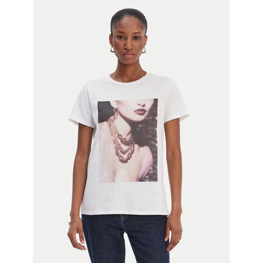 Guess T-Shirt W6RI57 K9RM1 Biały Classic Fit Guess S MODIVO