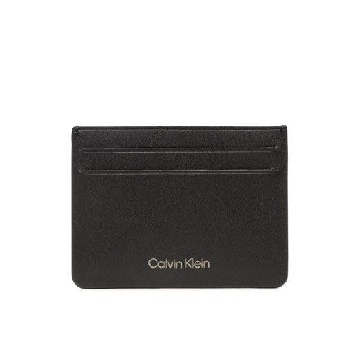 Etui na karty kredytowe Calvin Klein Ck Concise Cardholder 6Cc K50K510601 Czarny ze sklepu eobuwie.pl w kategorii Etui - zdjęcie 188417044