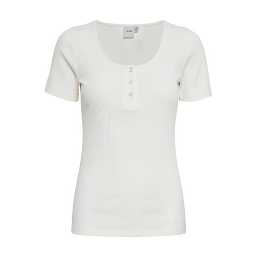 ICHI Bluzka 20115914 Biały Slim Fit Ichi 2XL MODIVO