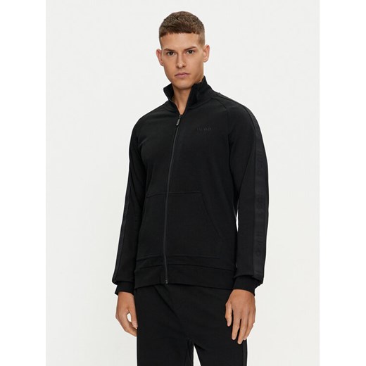 Hugo Bluza Tonal Logo 50520493 Czarny Regular Fit ze sklepu MODIVO w kategorii Bluzy męskie - zdjęcie 188418841