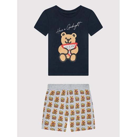 Guess Piżama H1BT07 K8HM0 Kolorowy Regular Fit ze sklepu MODIVO w kategorii Piżamy dziecięce - zdjęcie 188418881