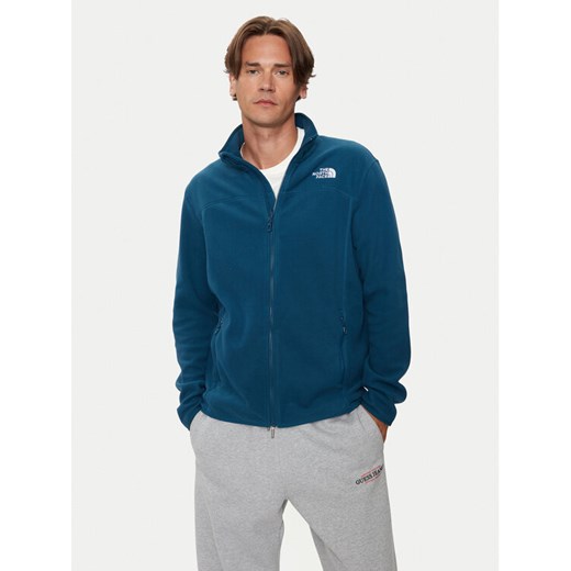 The North Face Polar Glacier NF0A855X Granatowy Regular Fit ze sklepu MODIVO w kategorii Bluzy męskie - zdjęcie 188418894