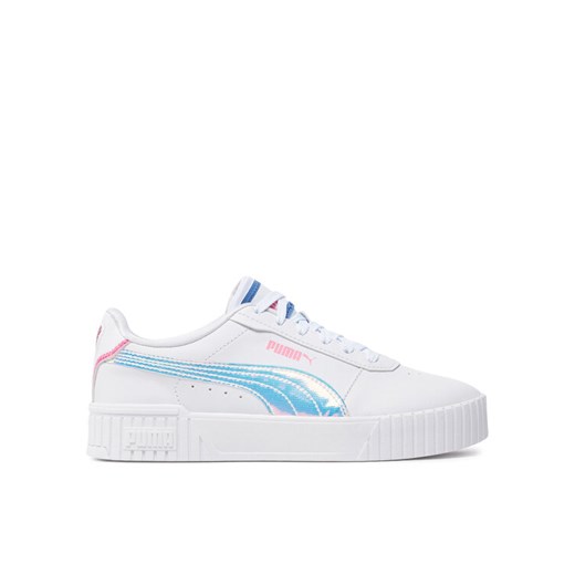 Puma Sneakersy Carina 2.0 Deep Dive Jr 396545-01 Biały ze sklepu MODIVO w kategorii Trampki dziecięce - zdjęcie 188418924