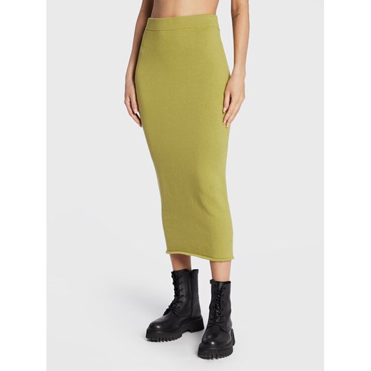 Glamorous Spódnica ołówkowa CA0324 Zielony Slim Fit ze sklepu MODIVO w kategorii Spódnice - zdjęcie 188419053