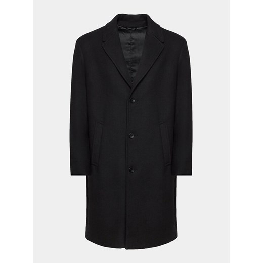Sisley Płaszcz przejściowy 2VKFSN025 Czarny Regular Fit ze sklepu MODIVO w kategorii Płaszcze męskie - zdjęcie 188419110