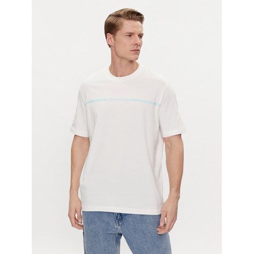 Armani Exchange T-Shirt 3DZTLG ZJ9JZ 1116 Biały Regular Fit ze sklepu MODIVO w kategorii T-shirty męskie - zdjęcie 188419123