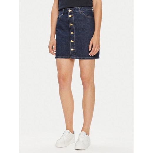 Tommy Hilfiger Spódnica jeansowa WW0WW42220 Granatowy Regular Fit Tommy Hilfiger 38 MODIVO