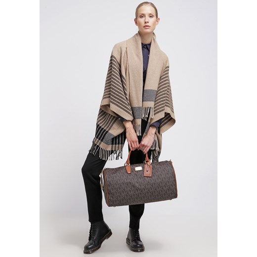 Patrizia Pepe Ponczo beige/black zalando brazowy guziki