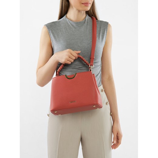 Torebka Lasocki MLS-E-056-05 Czerwony ze sklepu eobuwie.pl w kategorii Kuferki - zdjęcie 188424452