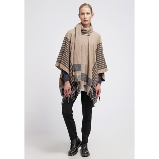 Patrizia Pepe Ponczo beige/black zalando bezowy jesień