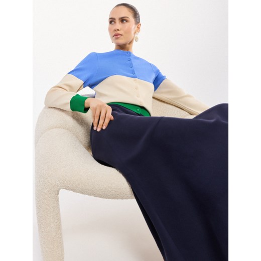 Mohito - Spódnica midi - granatowy ze sklepu Mohito w kategorii Spódnice - zdjęcie 188425091