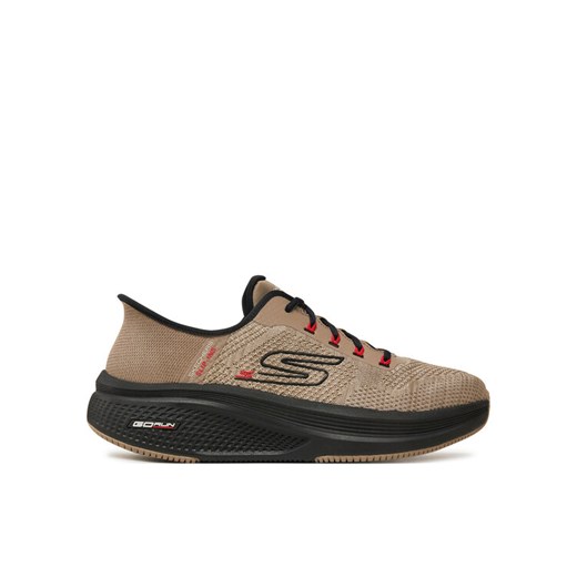 Skechers Sneakersy Gorun Elevate Lace Up 220852/TPBK Beżowy ze sklepu MODIVO w kategorii Buty sportowe męskie - zdjęcie 188427732