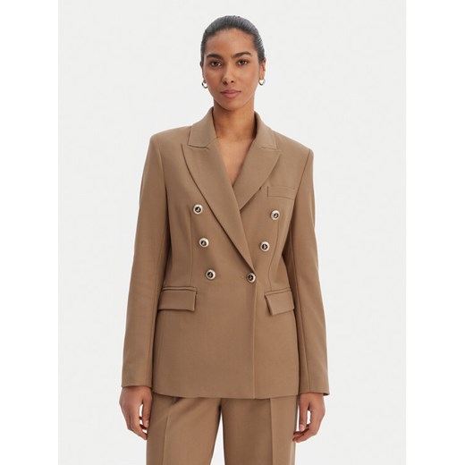 Morgan Marynarka 261-VFALI.F Brązowy Slim Fit ze sklepu MODIVO w kategorii Marynarki damskie - zdjęcie 188427832