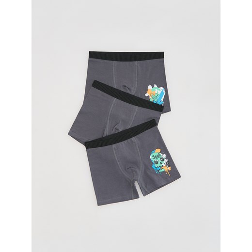 Reserved - Bawełniane bokserki 3 pack - niebieski ze sklepu Reserved w kategorii Majtki dziecięce - zdjęcie 188432722
