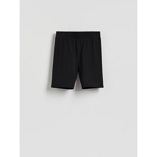 Reserved - Bawełniane kolarki - czarny ze sklepu Reserved w kategorii Szorty - zdjęcie 188436580