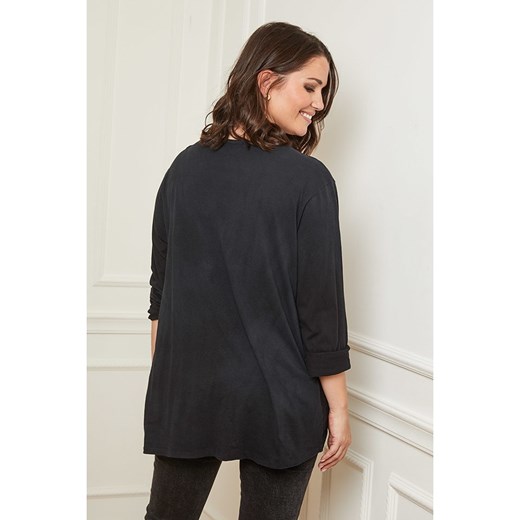 Curvy Lady Koszulka w kolorze czarnym Curvy Lady 40/42 okazyjna cena Limango Polska